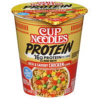 Cup Noodles Protein Rich & Savory Chicken Flavor Ramen Noodle Soup in Sauce - 2.54 Ounce