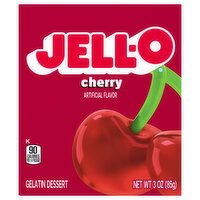 Jell-O Gelatin Dessert, Cherry - 3 Ounce