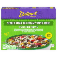 Delimex Seared Steak and Creamy Salsa Verde Burrito Bowl - 11 Ounce