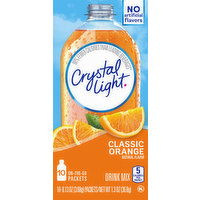 Crystal Light Classic Orange Powdered Drink Mix, 10 Each