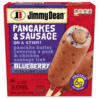 Jimmy Dean Blueberry Panckaes & Sausage on a Stick! - 12 Each