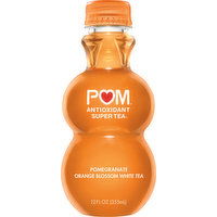 POM Super Tea, Antioxidant, White Tea, Pomegranate Orange Blossom, 12 Ounce