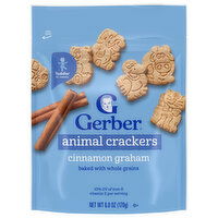 Gerber Toddler (12+ Months) Cinnamon Graham Animal Crackers - 6 Ounce