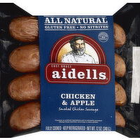 Aidells Smoked Chicken Sausage, Chicken & Apple, 12 Ounce