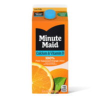 Minute Maid Calcium Orange Juice Carton - 59 Fluid ounce