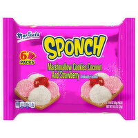 Marinela Marinela Sponch Marshmallow Cookies with Coconut and Strawberry, 6 count, 9.54 oz - 9.54 Ounce