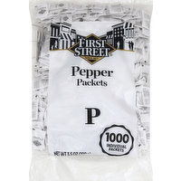 First Street Pepper, Packets - 1000 Each