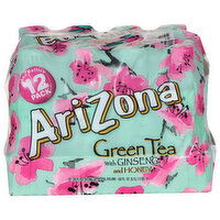 AriZona Green Tea with Ginseng and Honey - 12 Each
