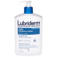 Lubriderm Daily Moisture Fragrance Free Lotion - 16 Fluid ounce