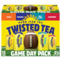 Twisted Tea Hard Iced Tea, Game Day Pack, Variety Pack - 12 Each