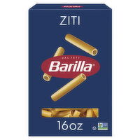 Barilla Ziti - Non-GMO Pasta Made with Durum Wheat Semolina & Kosher Certified, 1 Pound