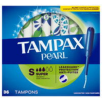 Tampax Super Absorbency Unscented Tampons - 23 Each
