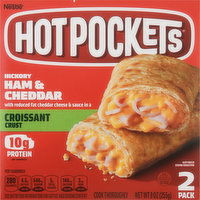 Hot Pockets Crust, Hickory Ham & Cheddar, Croissant - 2 Each