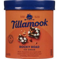 Tillamook Ice Cream, Rocky Road - 1.5 Quart