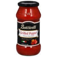 Botticelli Pasta Sauce, Grilled Pepper, Premium, 24 Ounce