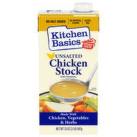 Kitchen Basics Chicken No Salt - 32 Ounce