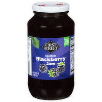 First Street Jam, Blackberry,  Seedless - 32 Ounce