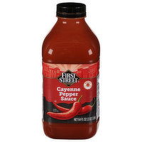 First Street Cayenne Pepper Sauce, Medium, 64 Fluid ounce