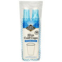 First Street Cold Cups, Designer Series, 22 Ounce - 100 Each