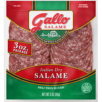 Gallo Salame® Deli Thin Sliced Italian Dry Salami - 3 Ounce