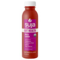 Suja Organic Fruit Juice Drink, Nutrient Enhanced, No Added Sugar, Berry Lemon, Gut Health - 12 Fluid ounce