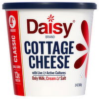 Daisy 4% Milkfat Small Curd Classic Cottage Cheese - 24 Ounce