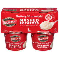 Idahoan Mashed Potatoes, Buttery Homestyle, 4 Pack - 4 Each