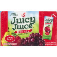 Juicy Juice 100% Juice, Fruit Punch, 8 Pack, 54 Ounce