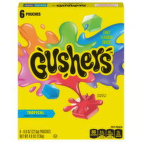 Gushers Tropical Fruit Flavored Snacks - 6 Each
