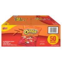 Cheetos Snacks, Cheese Flavored, Crunchy, 50 Each