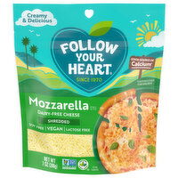 Follow Your Heart Cheese, Dairy-Free, Shredded, Mozzarella Style - 7 Ounce