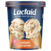 Lactaid Ice Cream, Lactose Free, Salted Caramel - 1 Quart