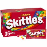 SKITTLES Skittles Original Bulk Full Size Chewy Candy, 2.17 oz., - 36 Each