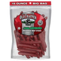 Old Trapper Deli Style Jalapeno Beef Sticks - 15 Ounce