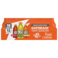 Gatorade Thirst Quencher, Lemon Lime/Fruit Punch/Orange - 18 Each