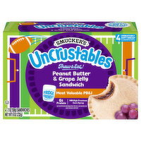 Smucker's Peanut Butter & Grape Jelly Sandwich - 4 Each