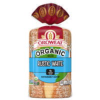 Oroweat Bread, Organic, Rustic White - 765 Gram