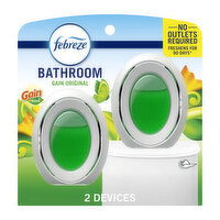 Febreze Small Spaces Air Freshener, Odor-Fighting, Gain Scent - 2 Each