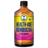 Health-Ade Kombucha, Berry Lemonade - 16 Fluid ounce