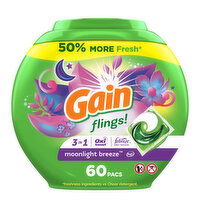 Gain Flings Moonlight Breeze Scent - 60 Each