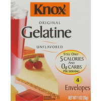 Knox Gelatine, Original, Unflavored, 4 Each