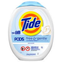Tide Pacs Unscented Detergent - 112 Each