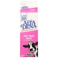 Alta Dena Milk, Fat Free - 1 Quart