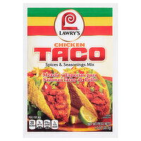 Lawry's Chicken Taco Spices & Seasonings - 1 Ounce