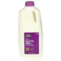 First Street Milk, Low Fat, 1% Milkfat, 0.5 Gallon