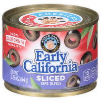 Early California Olives, Ripe, Sliced - 2.25 Ounce