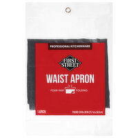 First Street Chef's Waist Apron, Four-Way Folding - 1 Each