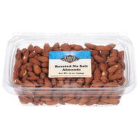 First Street Almonds, No Salt, Roasted - 12 Ounce