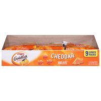 Goldfish Snack Crackers, Baked, Cheddar, 9 Lunch Packs - 9 Each