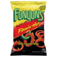 Funyuns Onion Flavored Rings, Flamin' Hot Flavored - 6 Ounce